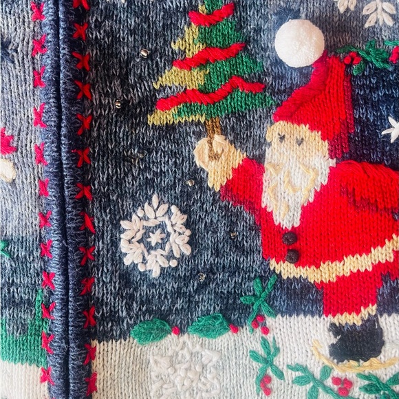 Women Christmas Cardigan Heirloom Collections petite large - Picture 13 of 13